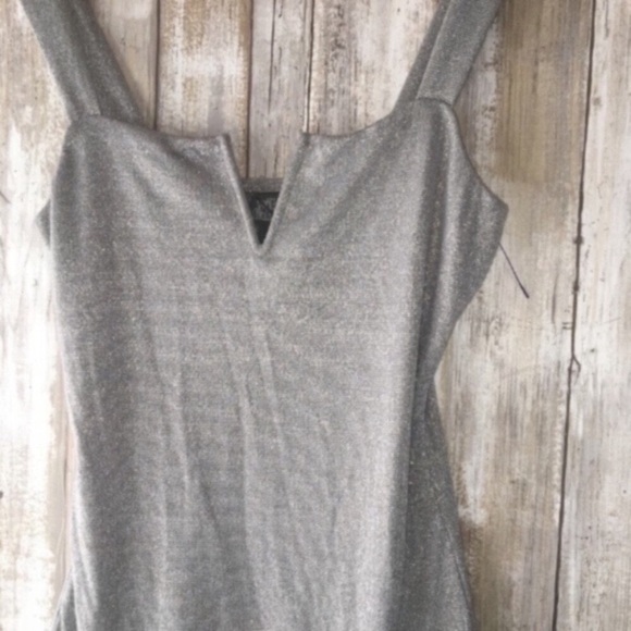 Wild Fable Silver Metallic Bodysuit - Picture 5 of 8